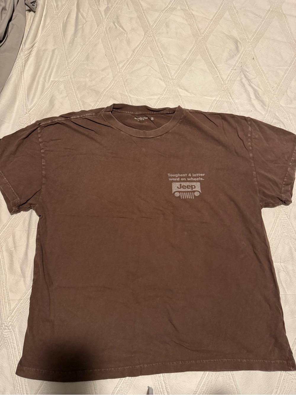 Abercrombie & Fitch Brown Short Sleeve Logo Tee
